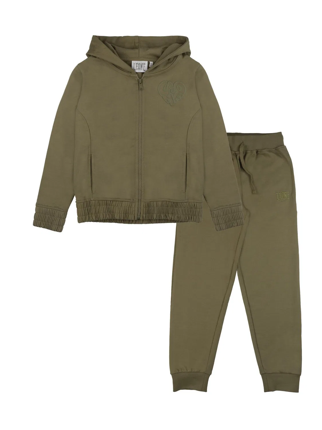 Детский спортивный костюм для девочек Love Leone 1947 Apparel, Grun Malachitgrun