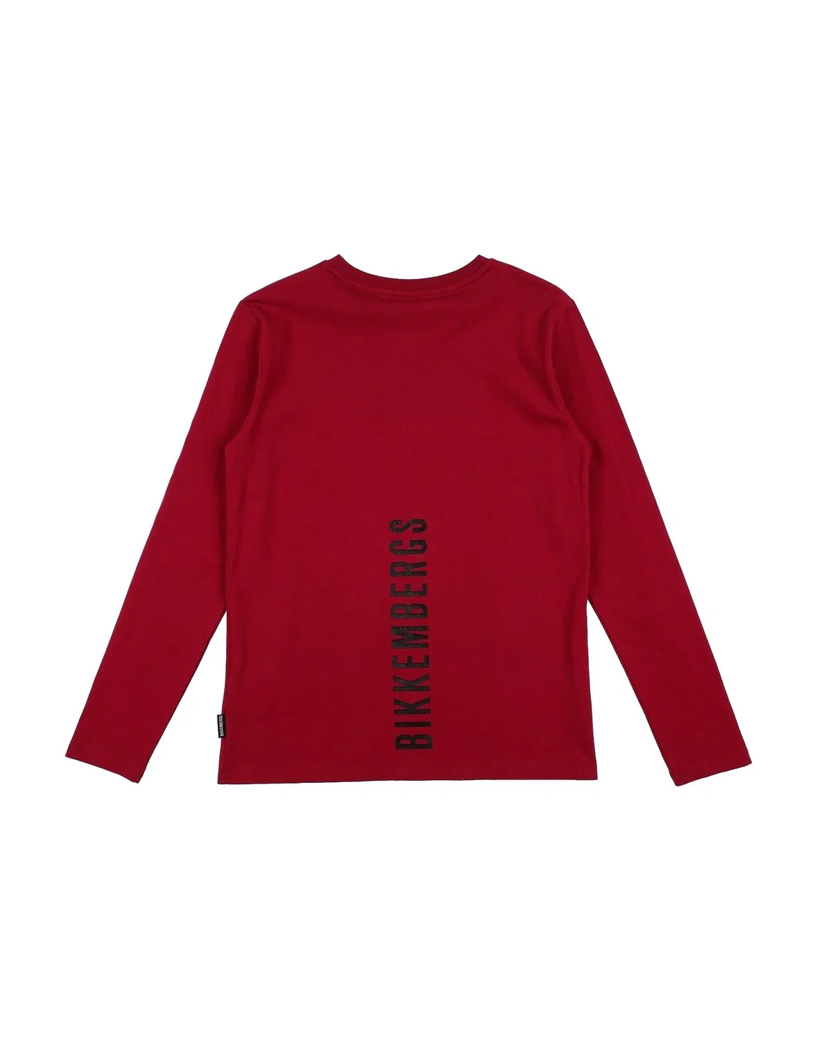 Детская футболка с длинным рукавом Bikkembergs, бордовый — фото 2