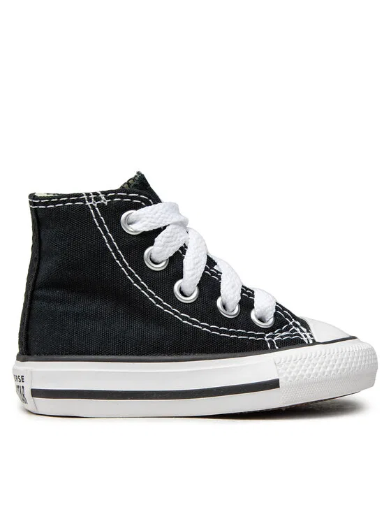 Кроссовки Chuck Taylor All Star Hi 7J231 из ткани Chuck Taylor All Star Toddler Hi 7J231 Converse, черный