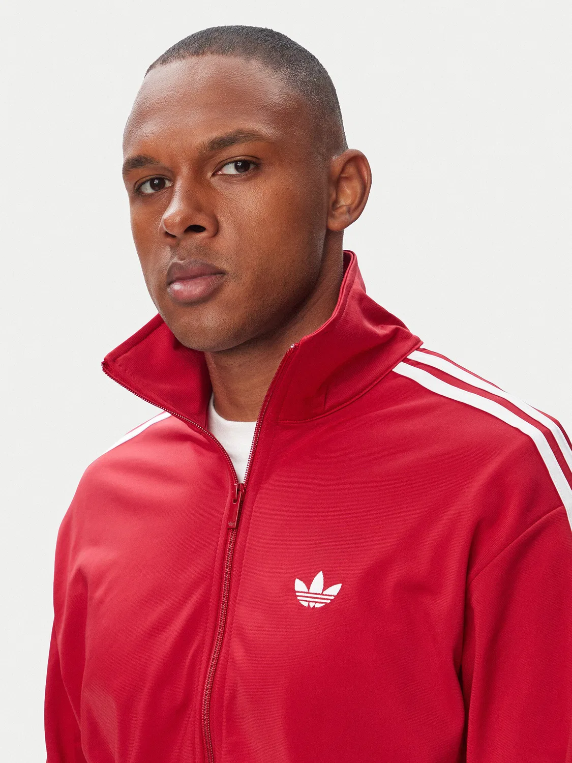 Мужская толстовка стандартного кроя Firebird Adidas, красный — фото 4
