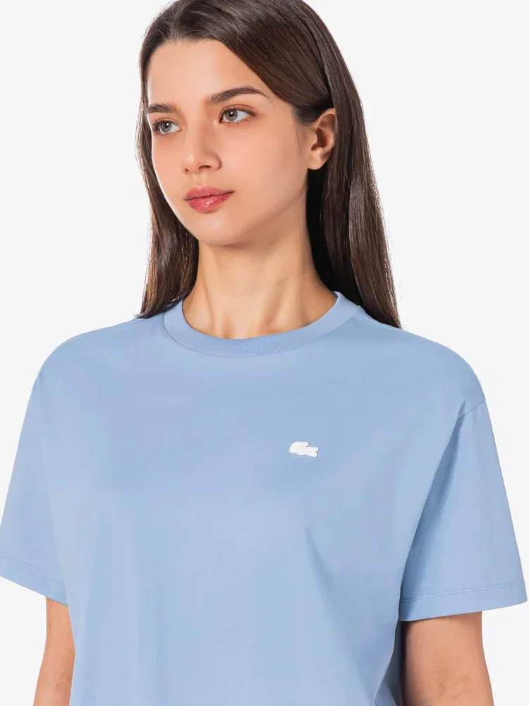 Футболка LACOSTE Gray, Color Croc, серая — фото 2