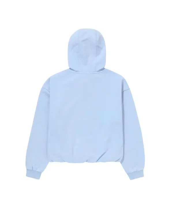 Худи с капюшоном, винтажное, утепленное, Superdry, голубой — фото 3
