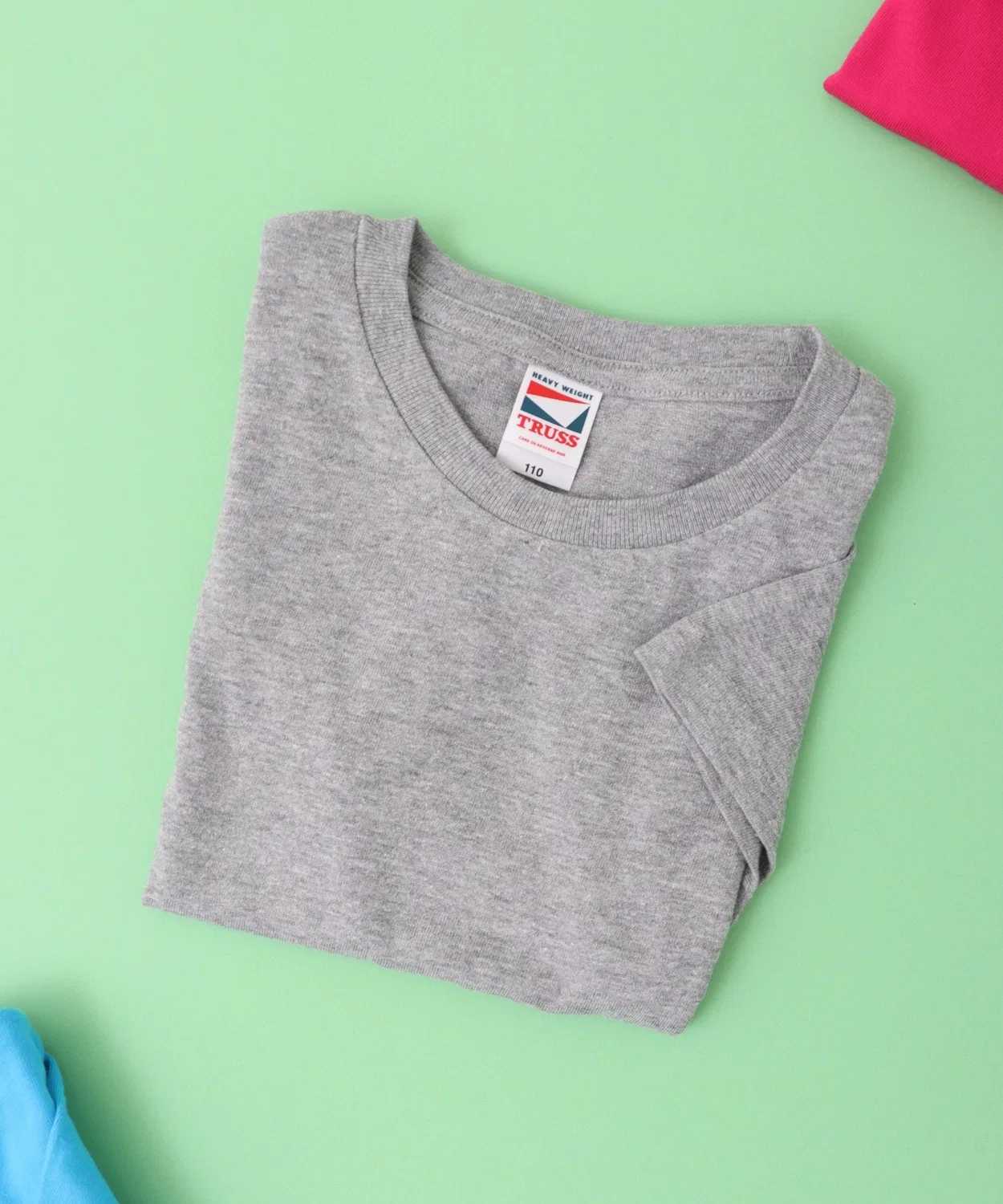 Детская футболка с коротким рукавом из хлопка TRUSS, Heather Grey