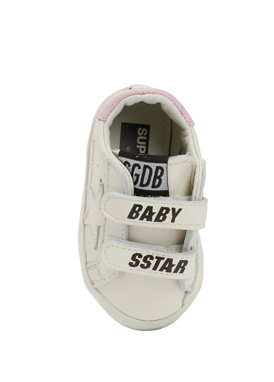 Кроссовки детские Golden Goose Super-Star, pink-white — фото 4