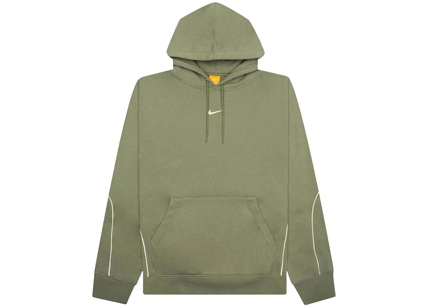Мужская худи с длинным рукавом NRG Fleece CS Hoodie (Asia Sizing) Nike, Oil Green/Light Liquid Lime
