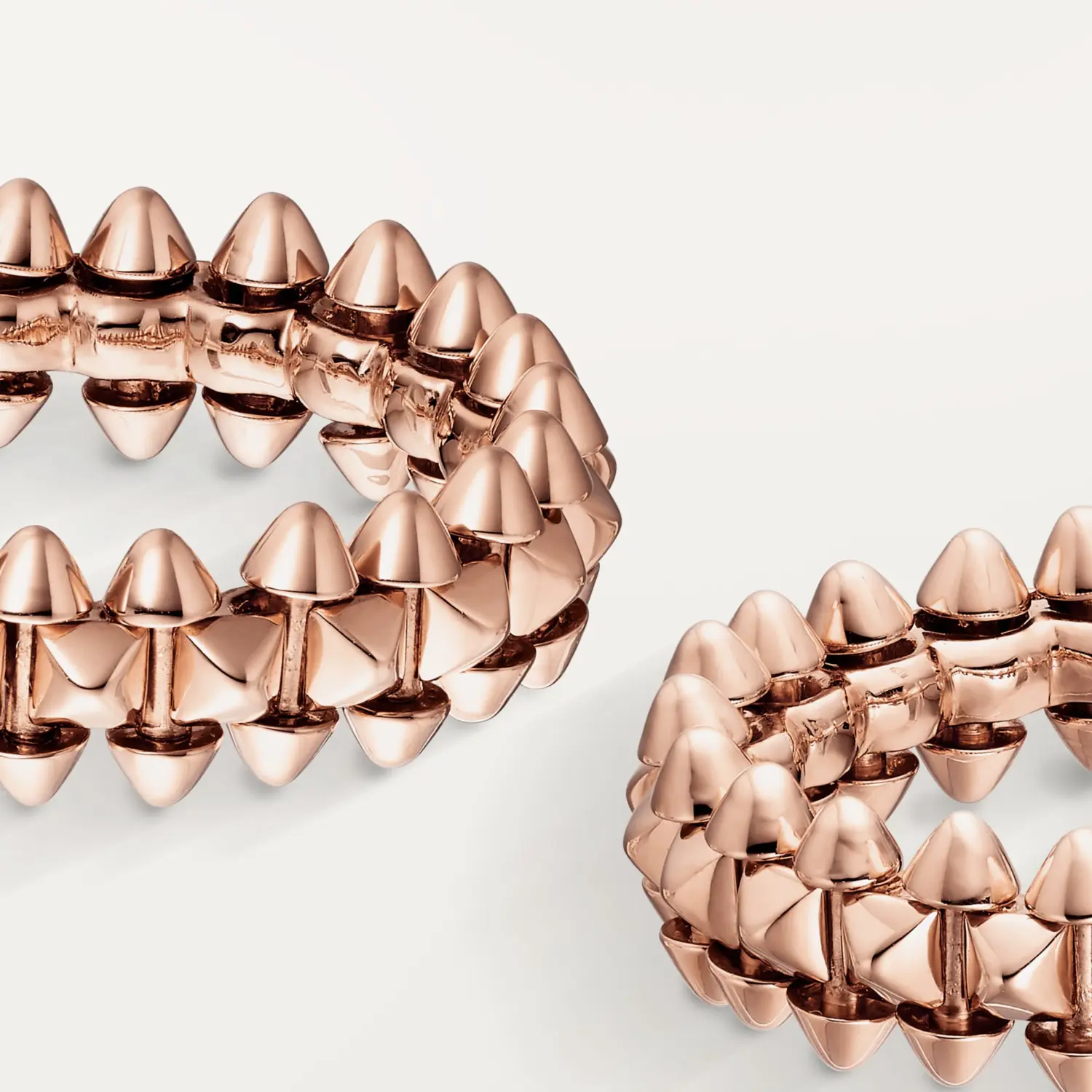 Серьги Cartier Clash de Cartier из розового золота — фото 3
