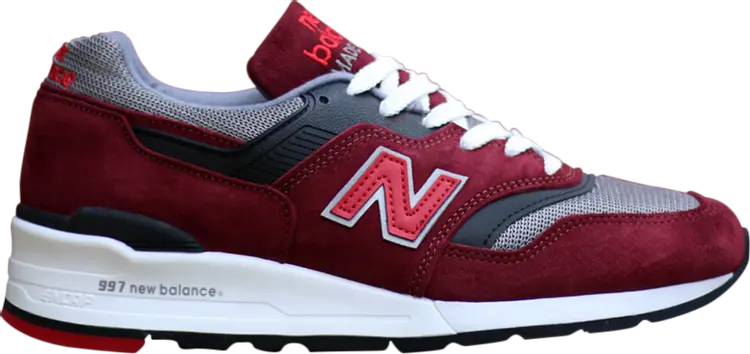 

Кроссовки New Balance 997 'Burgundy', красный