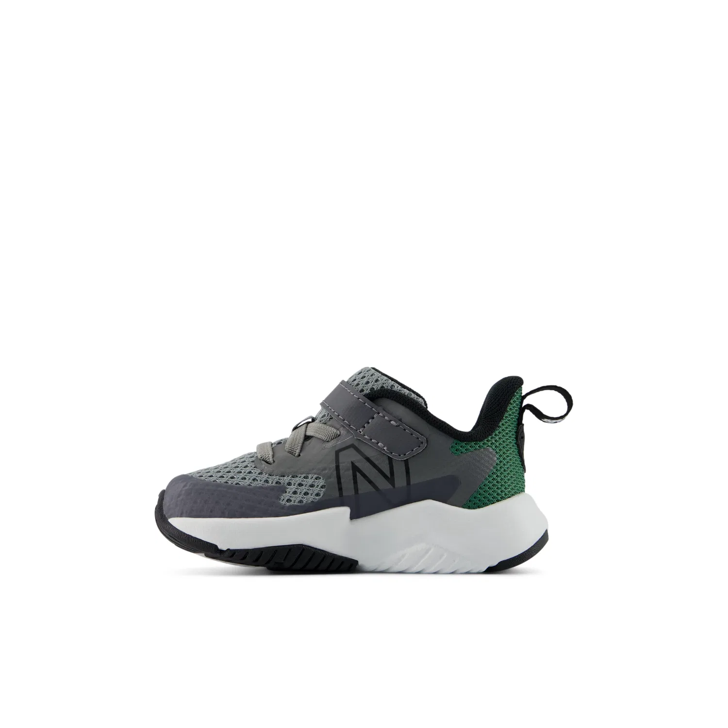Детские кроссовки на шнурках с верхней застежкой Rave Run v2 New Balance, Castlerock With Slate Grey And Outfield — фото 3