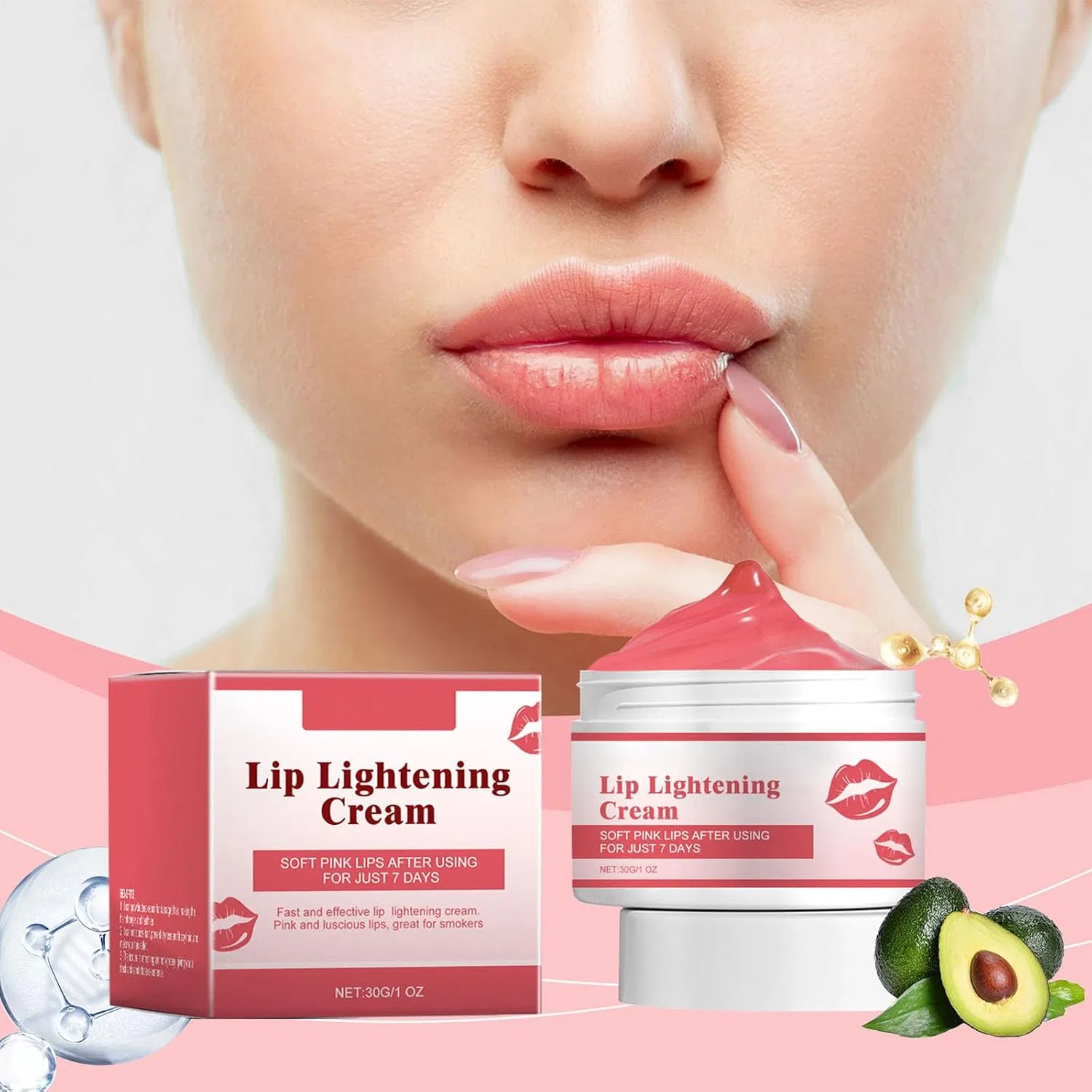 Бальзам для губ с гиалуроновой кислотой, Generic, 30g, A — фото 3