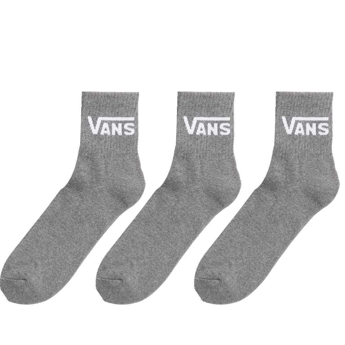 Детские носки до середины икры с принтом Half Crew, комплект из 3 пар, Vans, Gray