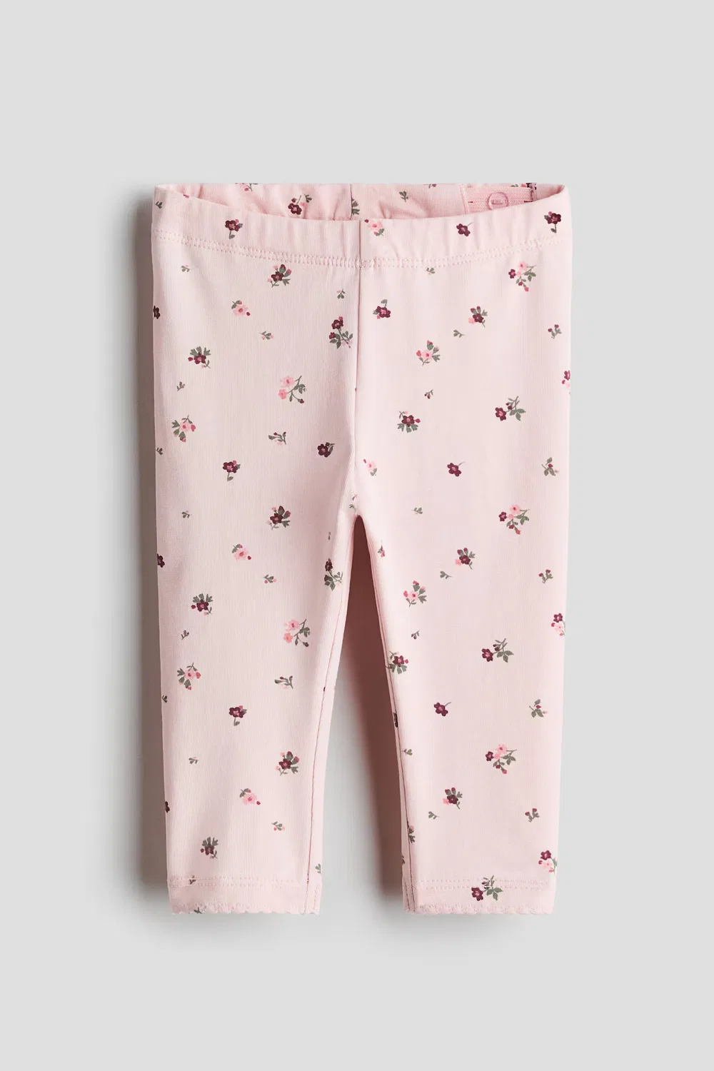 Леггинсы из хлопка с принтом H&M, Hellrosa/Geblümt