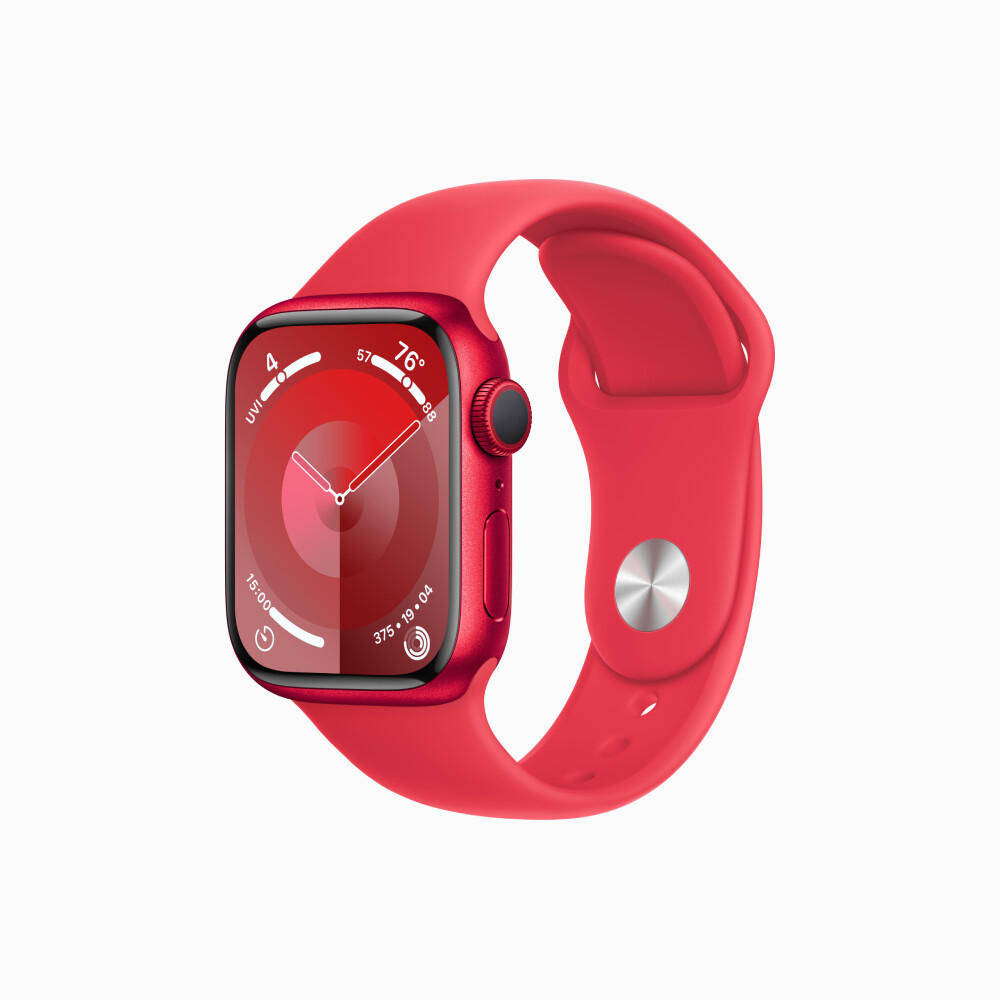 

Умные часы Apple Watch Series 9 (GPS), 41мм, (PRODUCT)RED Aluminum Case/(PRODUCT)RED Sport Band - M/L, Красный, Умные часы Apple Watch Series 9 (GPS), 41мм, (PRODUCT)RED Aluminum Case/(PRODUCT)RED Sport Band - M/L