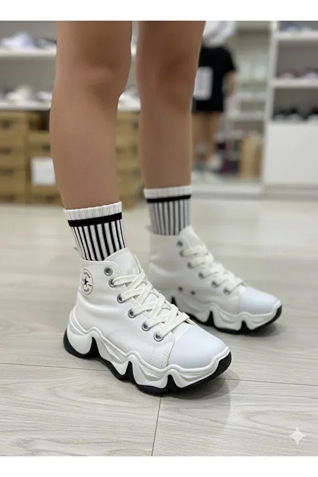Детские кроссовки для девочек текстильные Mini Angel, White