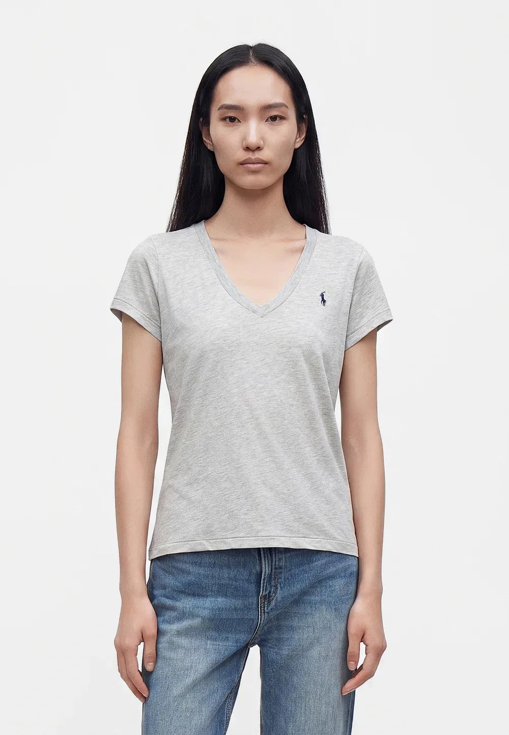Простая футболка Polo Ralph Lauren, Cobblestone Heather