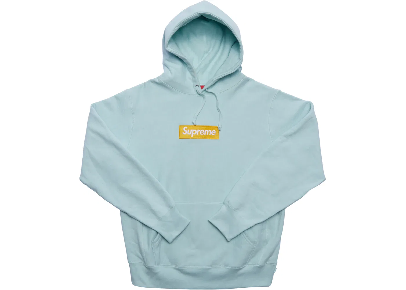 Мужской худи с принтом Supreme Sweatshirt (FW17), Ice Blue