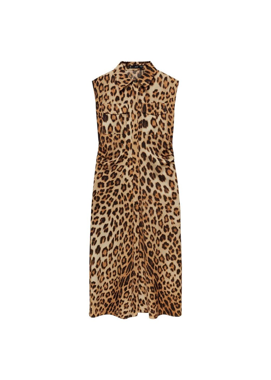 

Платье-рубашка MANGO Miriam2, цвет Cappuccino/Light brown