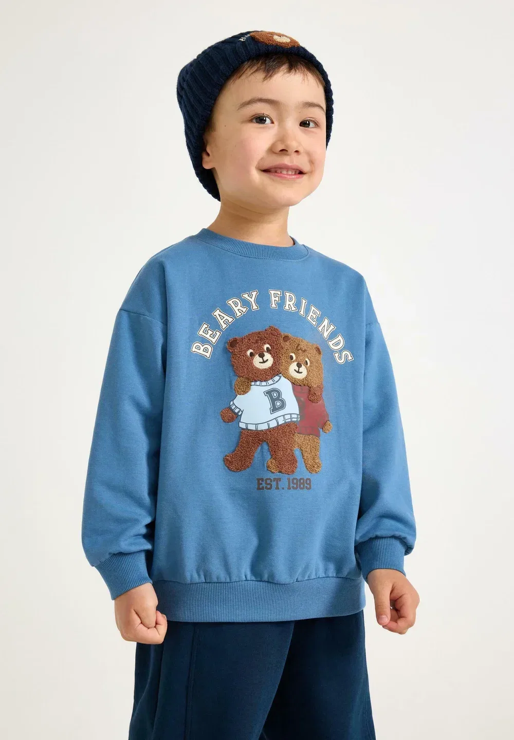 Толстовка с начесом внутри - толстовка Lindex, Light Dusty Blue — фото 2