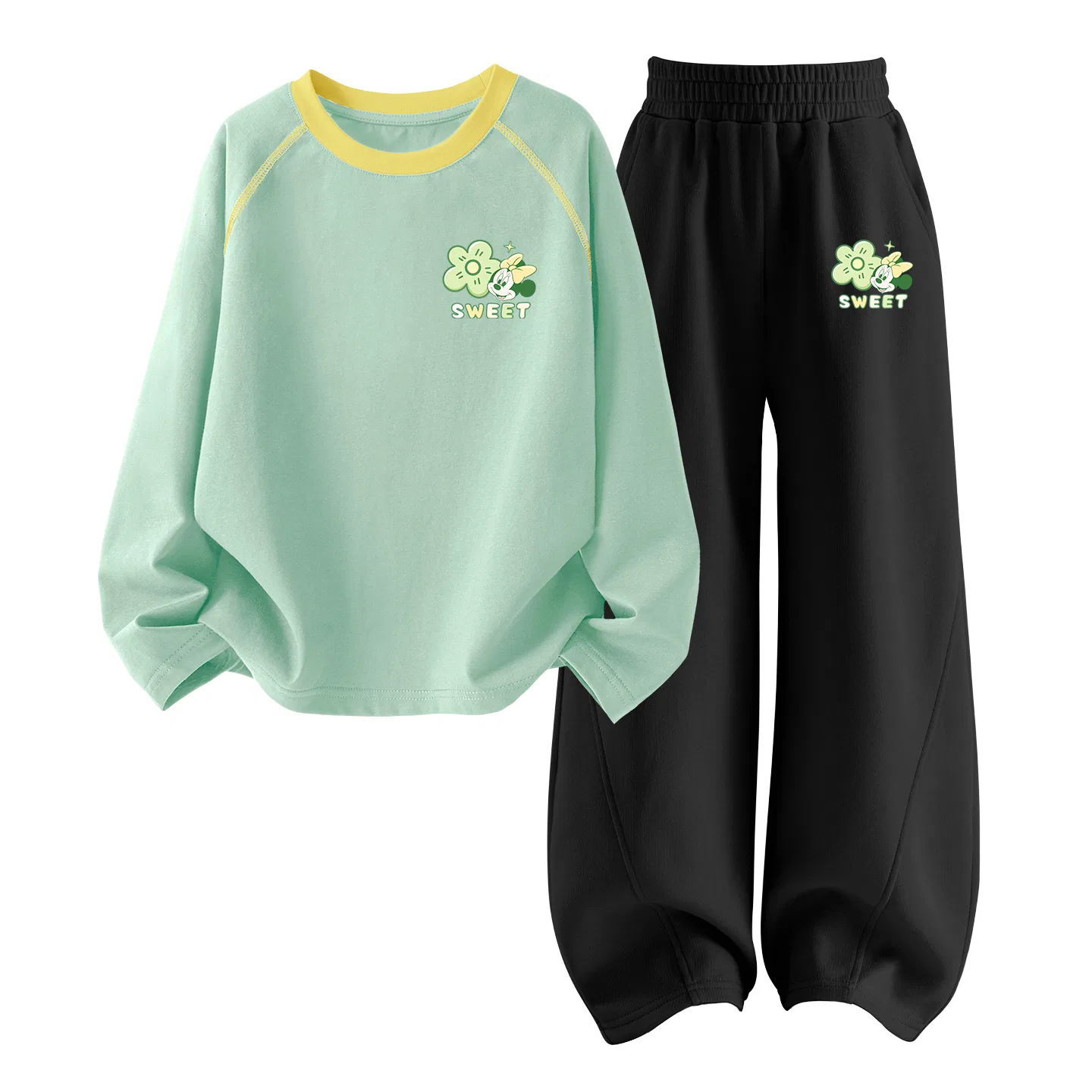 Детский спортивный костюм с круглым вырезом Disney, Mulberry Purple — фото 3