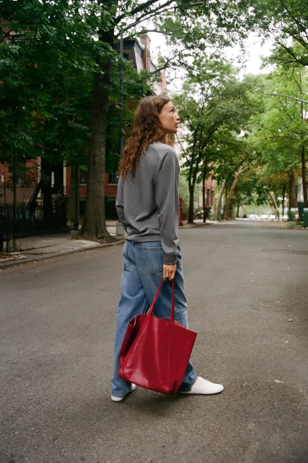 Толстовка с круглым вырезом ZARA, Grey marl — фото 4