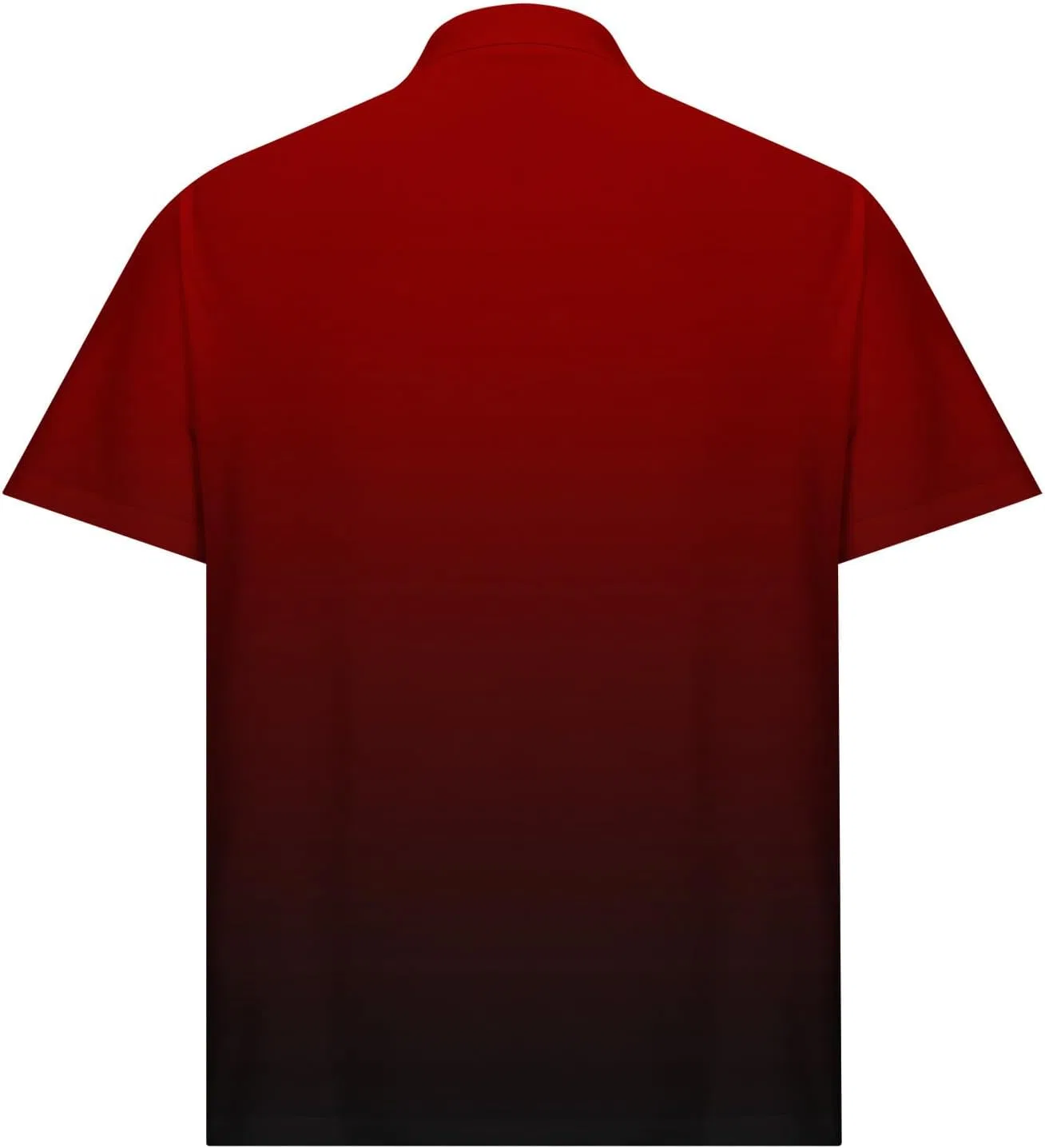 Мужская повседневная футболка с градиентом Golf Shirts, Red — фото 4