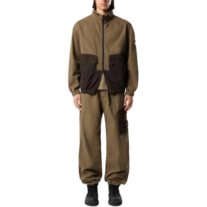 Мужские карго-брюки Army Green STONE ISLAND — фото 4