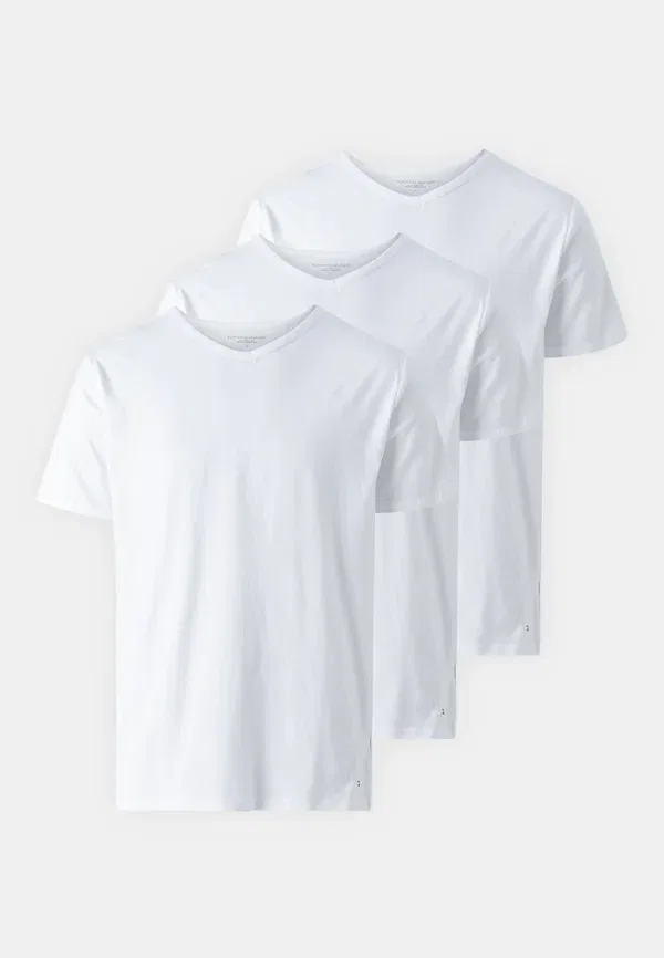 Футболка дышащая Tee 3 pack Tommy Hilfiger, white, белый — фото 4