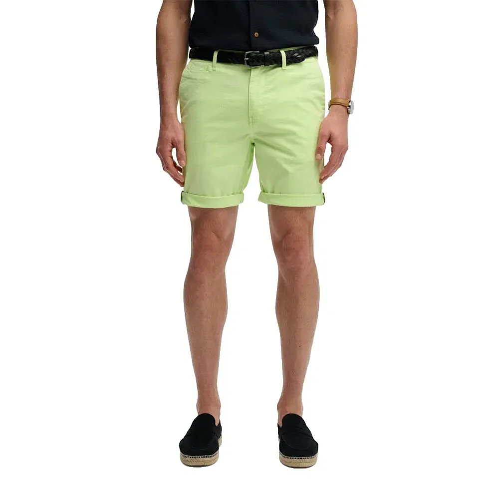 Брюки Regular Chino Premium Superdry, зеленый