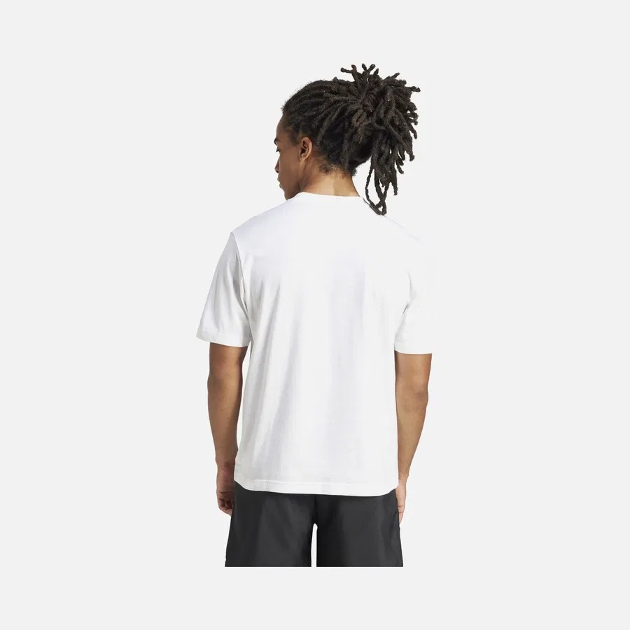 Футболка с вышивкой логотипа Sportswear Essentials adidas, Белый — фото 3