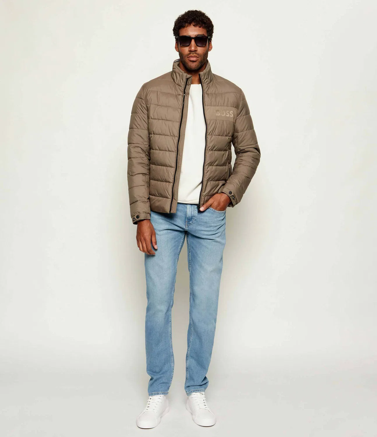 Джинсы slim fit Delaware Boss, Azzurro — фото 2
