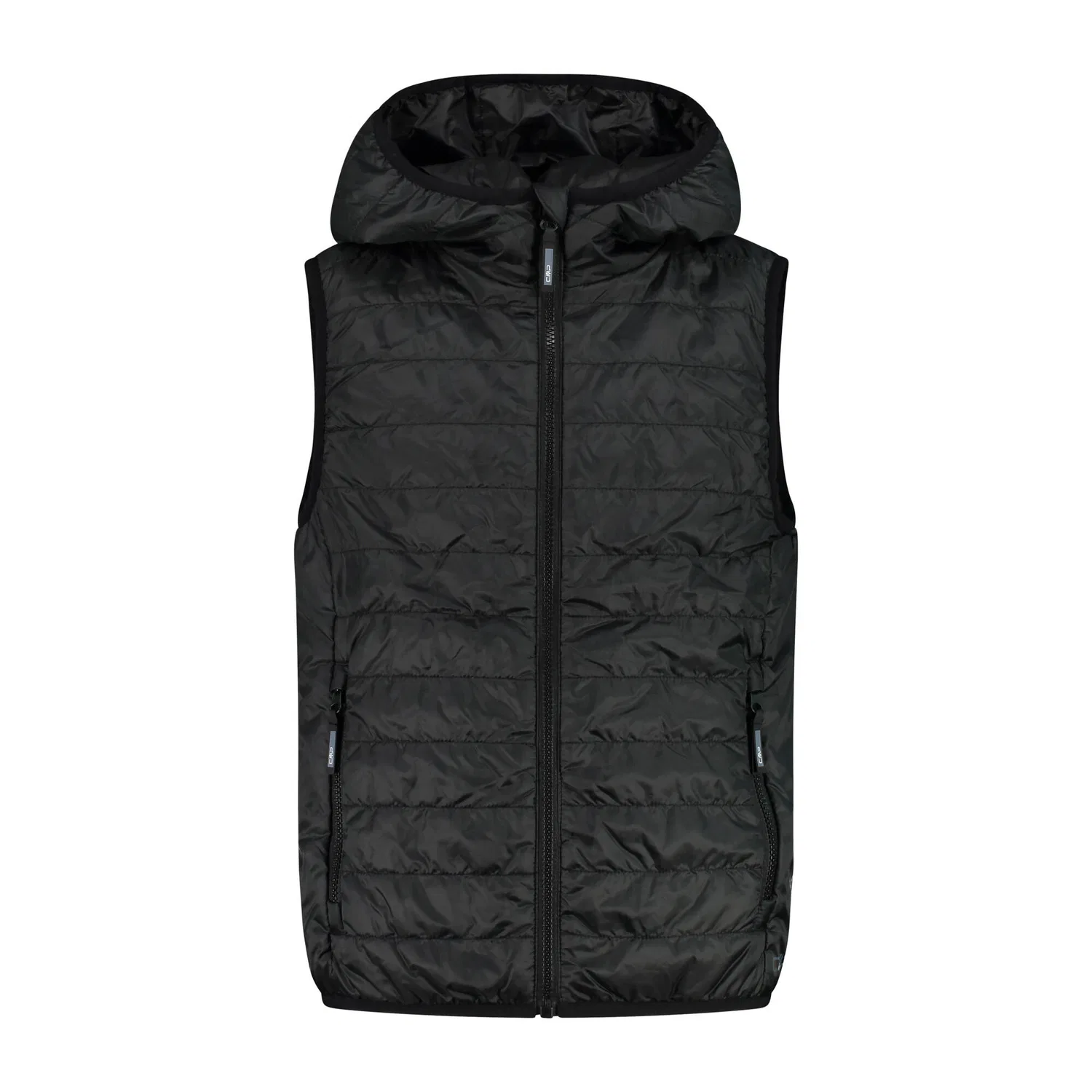 Детская куртка-жилет с капюшоном Kid Vest Fix Hood Cmp, Черный
