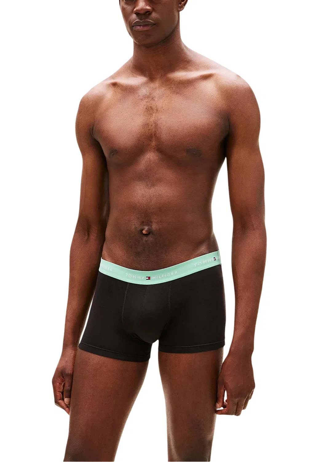 Мужские трусы-боксеры хлопковые 3P WB TRUNK Tommy Hilfiger, Black — фото 4