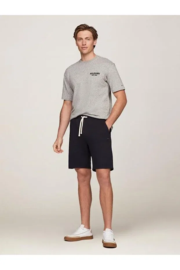 Мужские шорты из махры Essential terry sweatshort Tommy Hilfiger, Navy Blue — фото 2