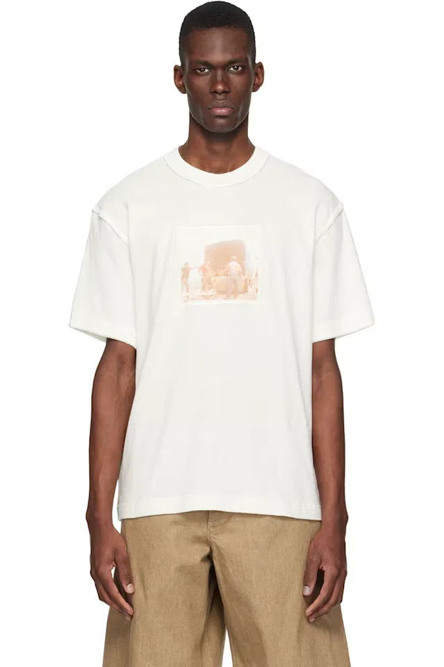 Кремовая футболка The Paysan Jacquemus