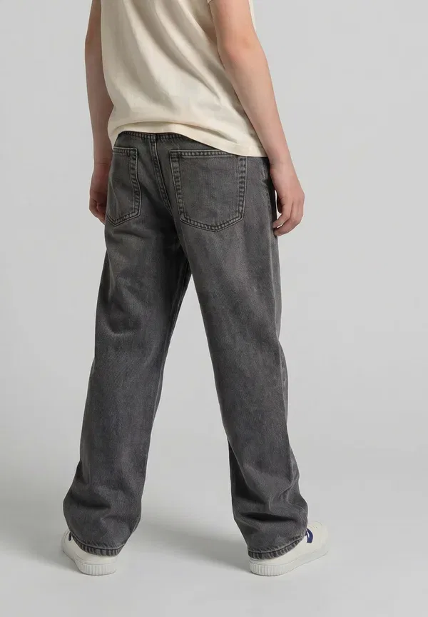 Брюки хлопок Laisvo kirpimo dzinsai Tom TailorMid Stone Grey Denim, серый — фото 3