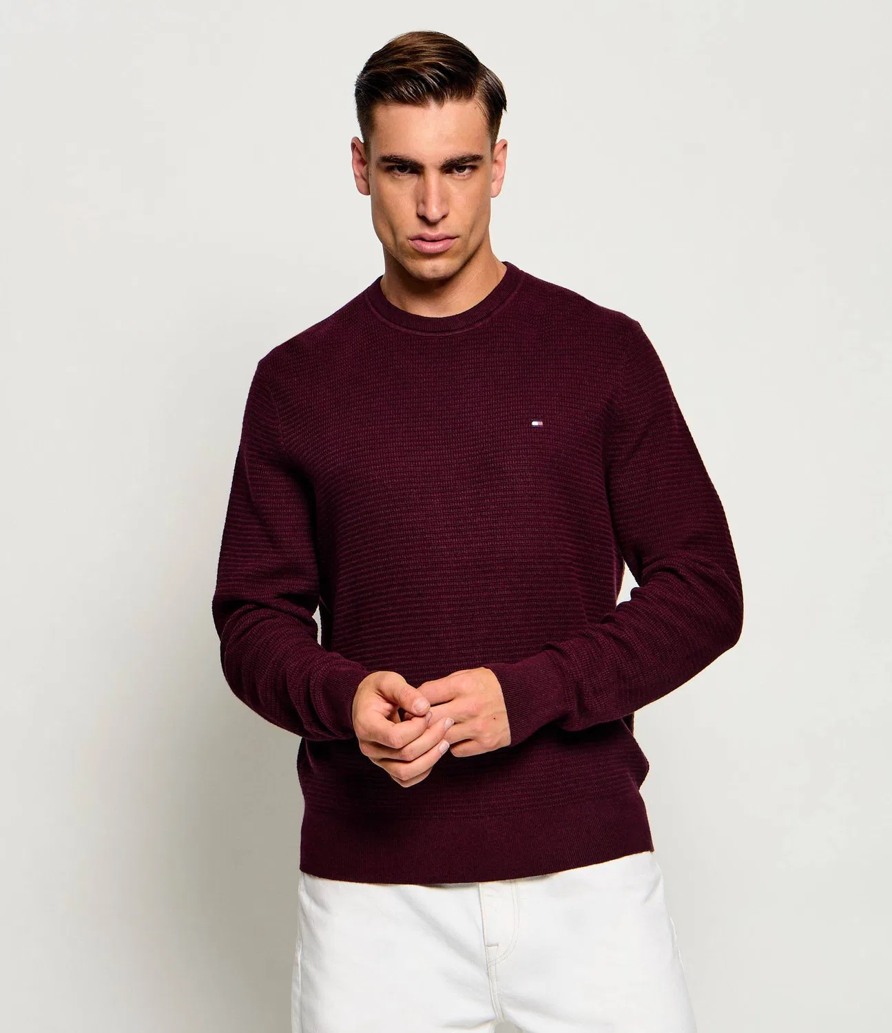 Свитер с круглым вырезом Tommy Hilfiger, Bordeaux