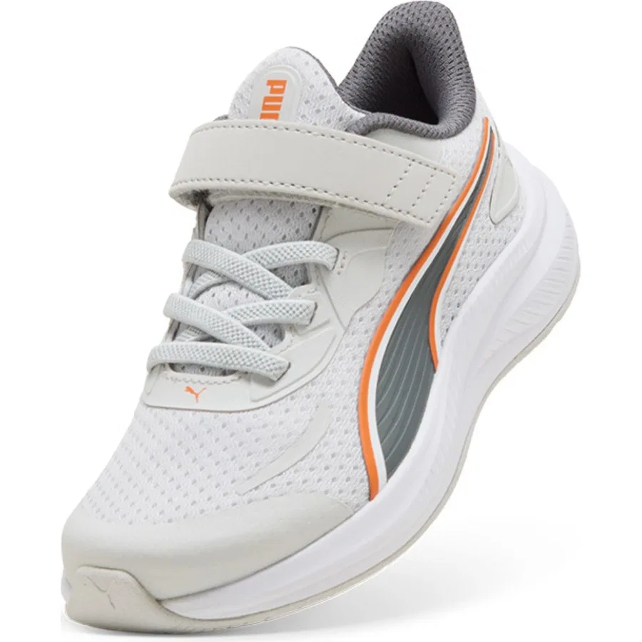 Детские кроссовки с эластичными шнурками Skyrocket Sneakers Puma, Серо-белый — фото 4