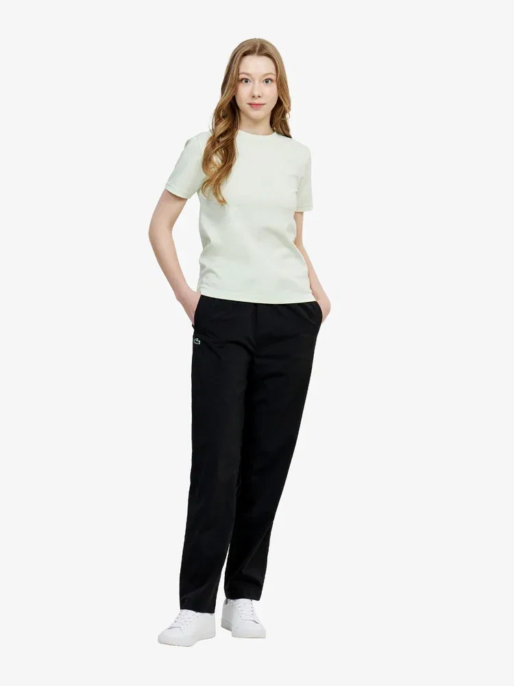Футболка LACOSTE TF791E, базовый крой, Apple Green — фото 4