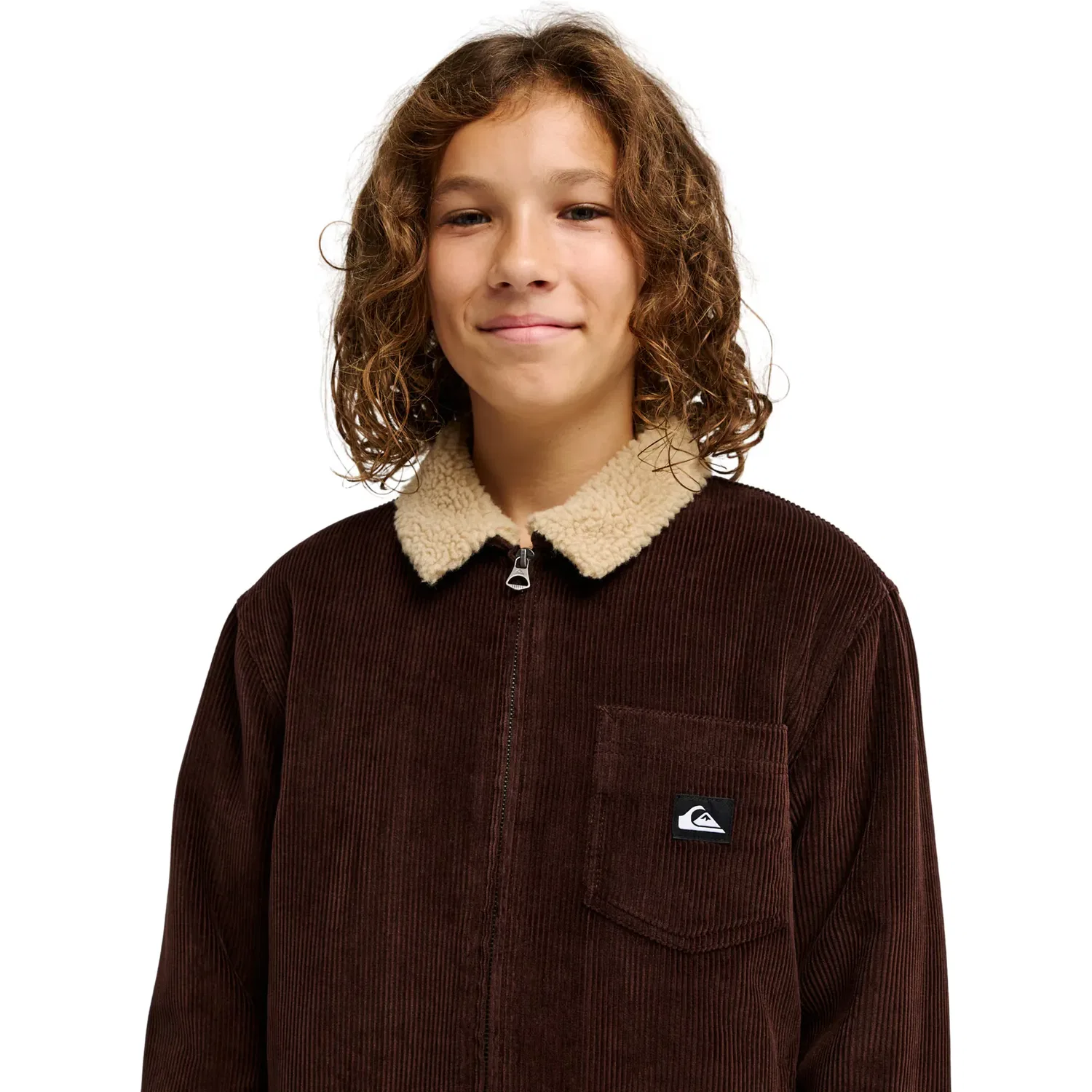 Детская куртка из флиса Quiksilver, Marrón — фото 4