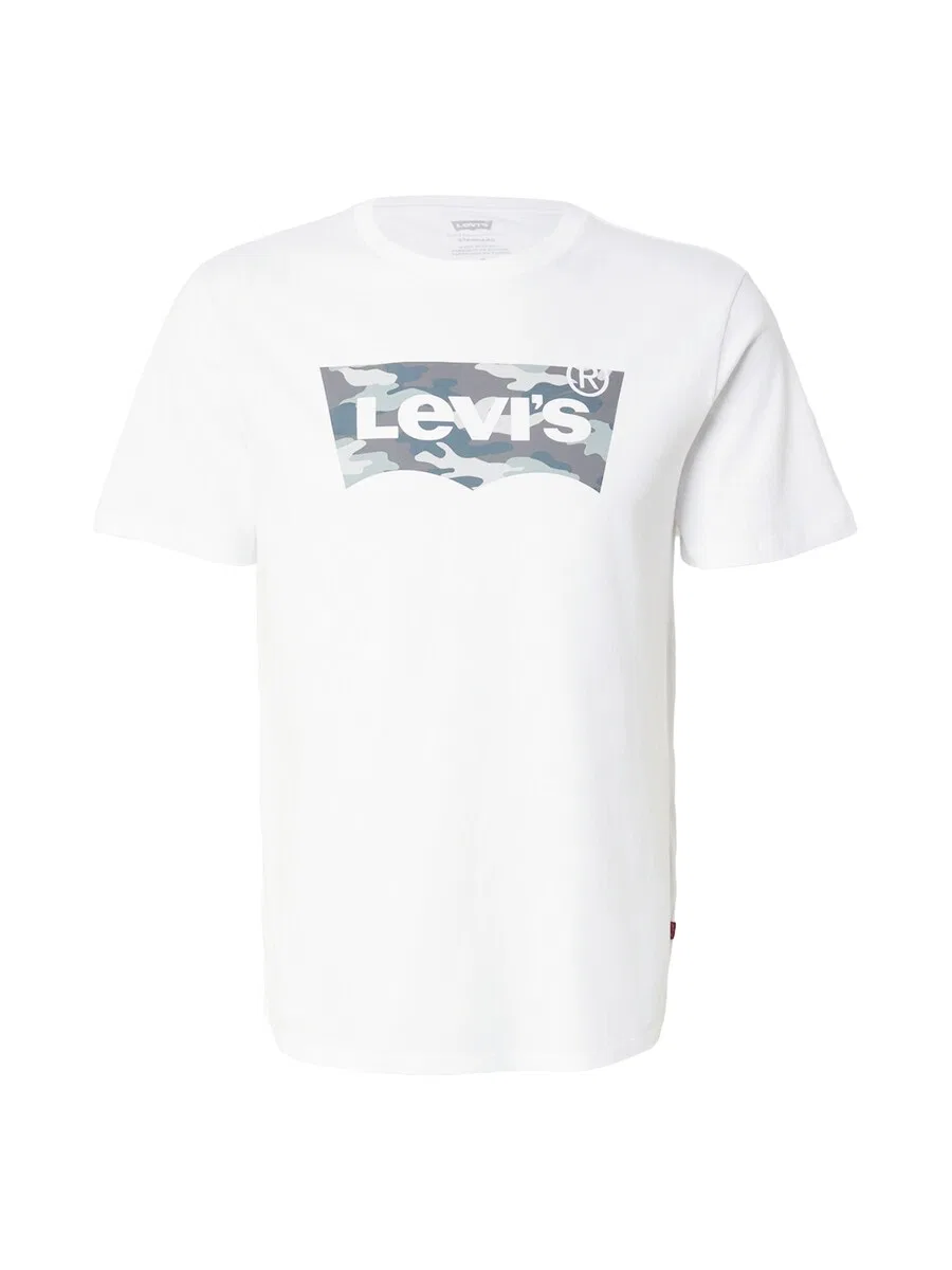 Футболка LEVI'S Regular Shirt Graphic Crewneck Tee в натуральном белом цвете