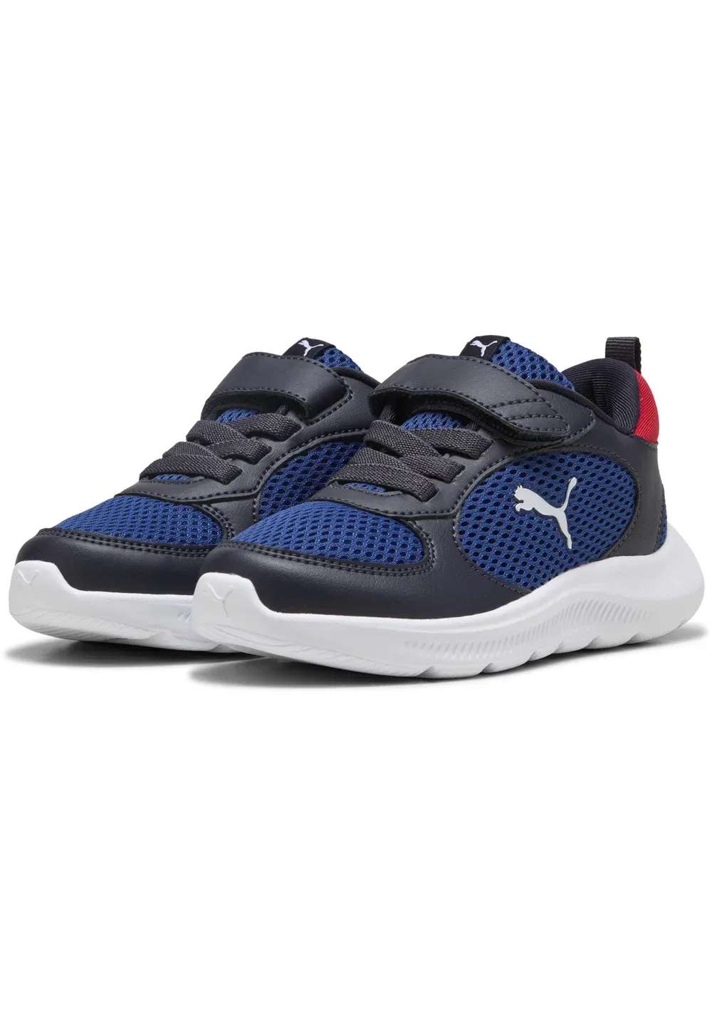 Кроссовки Fun Racer 2 унисекс для бега по улицам Puma, New Navy White Clyde Royal — фото 2