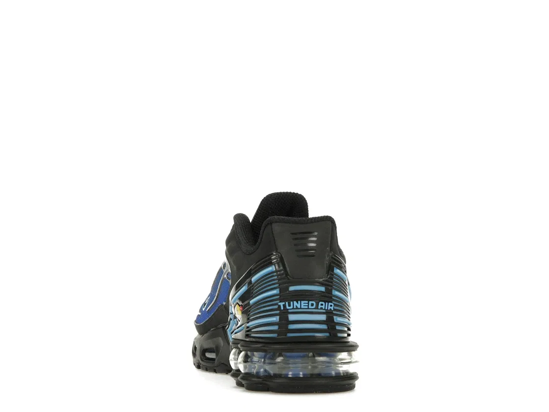 Детские кроссовки с градиентом Nike Air Max Plus 3 Nike, Black/University Blue/Racer Blue/Black — фото 4