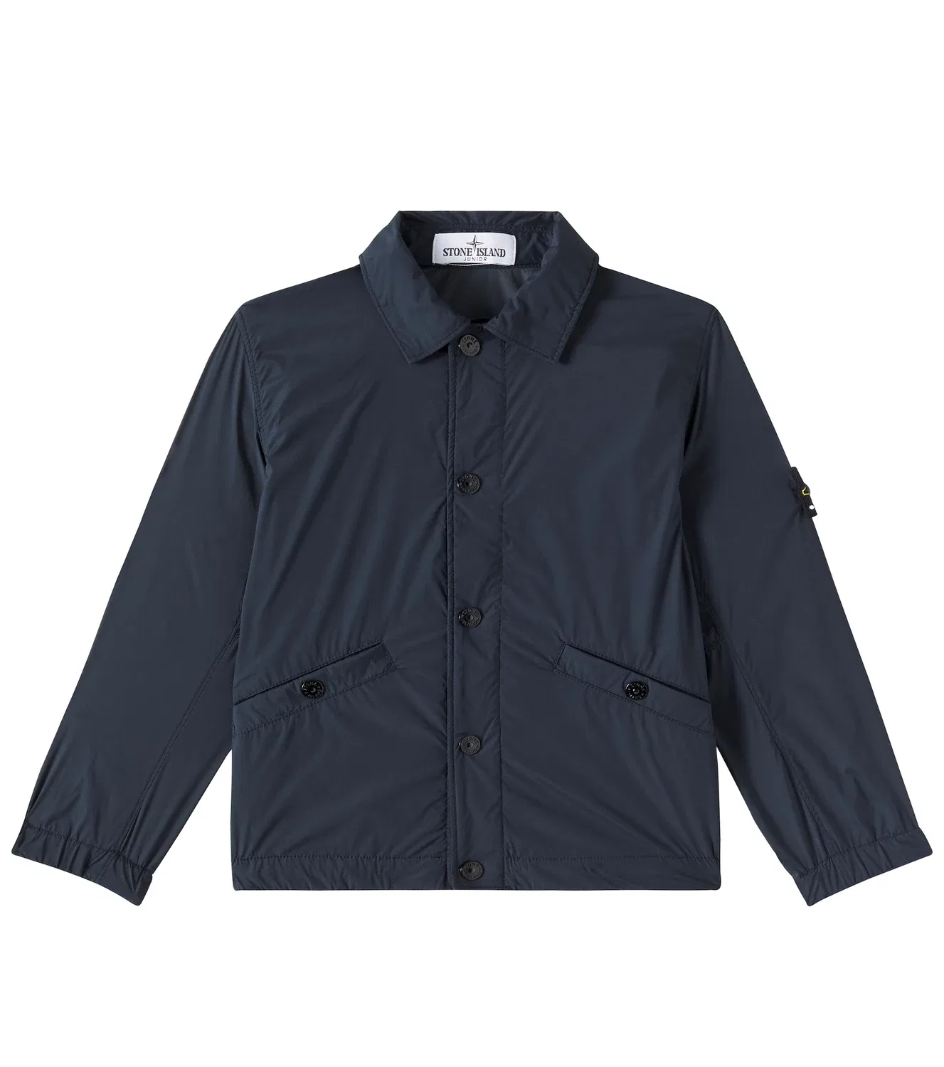 Легкая куртка с принтом Compass Stone Island Junior, синий