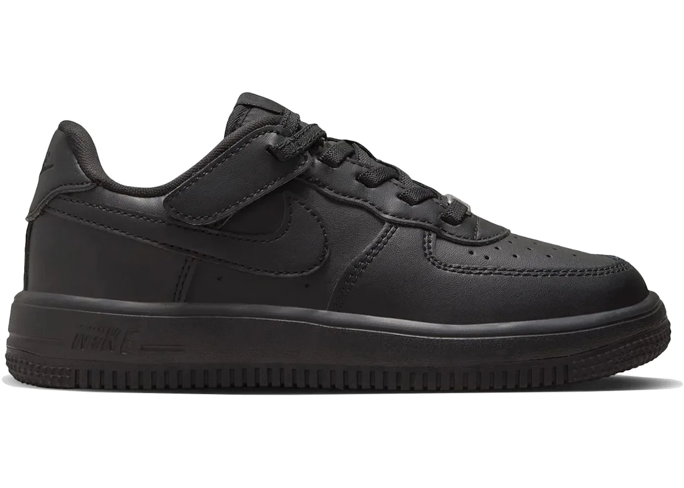 Детские кроссовки с системой EasyOn Nike Force 1 Low EasyOn Nike, Black/Black/Black