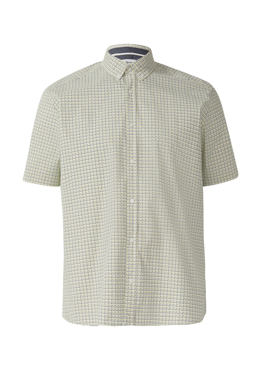 

Рубашка на пуговицах классического кроя s.Oliver, Pastel yellow