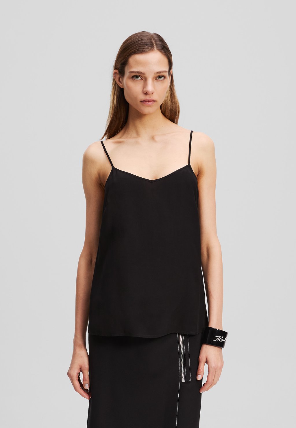 

Топ Blouse KARL LAGERFELD, черный