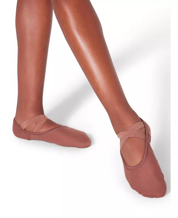 

Холщовые балетки Hanami для девочек, легкие, загар Capezio, коричневый