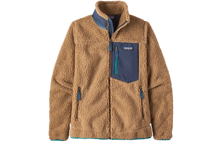 

Patagonia Классическая куртка Retro-X, Yellow Nest Brown W/Borealis Green