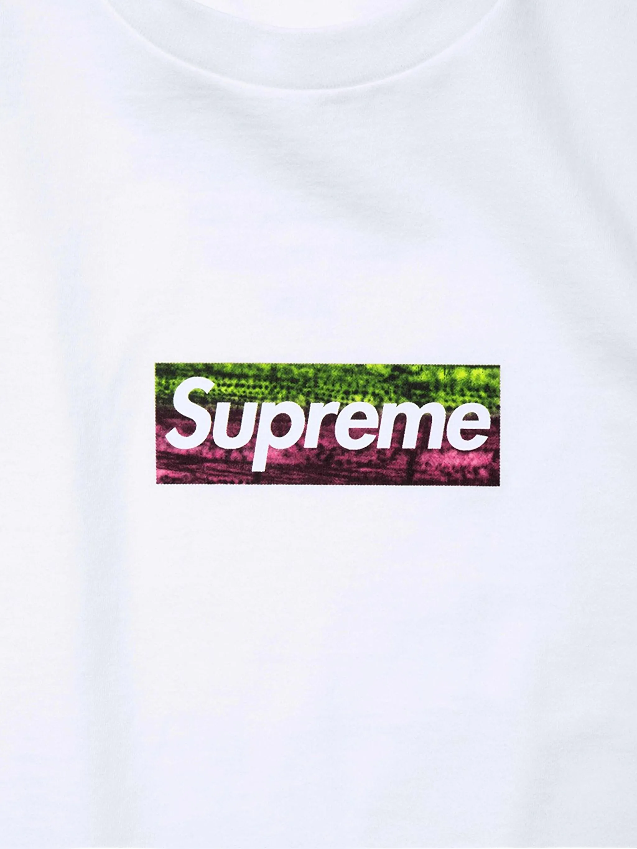 Футболка LA Fire Relief Box Logo Supreme, белый — фото 2
