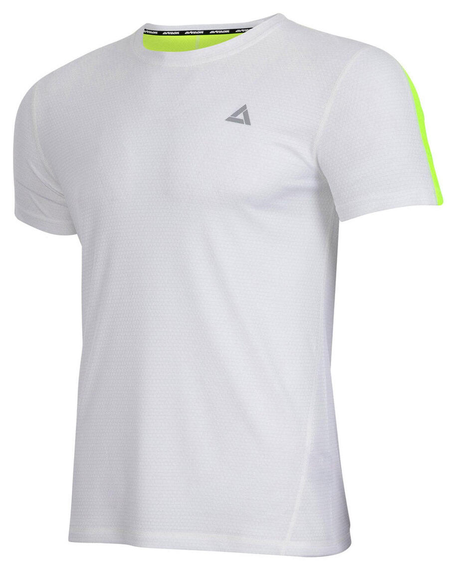 

AIRTRACKS Функциональная беговая футболка с коротким рукавом Pro Line White Neon
