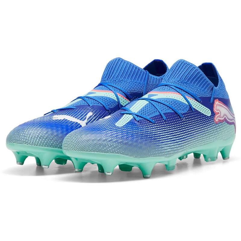 Футбольные бутсы Future 7 Pro MXSG Puma, цвет bluemazing-puma white-electric peppermint — фото 3